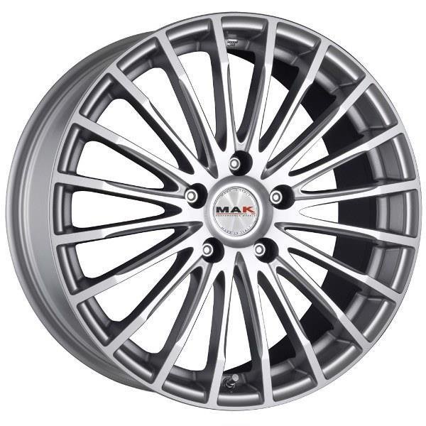 MAK Fatale 2022 Silver 7.5x17/5x112 D76 ET43  