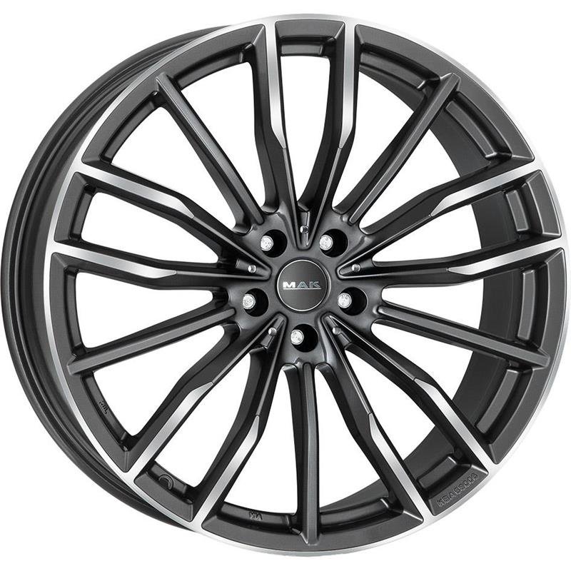 MAK Rapp 2022 Gun Met-Mirror Face 9x19/5x112 D66.6 ET38  
