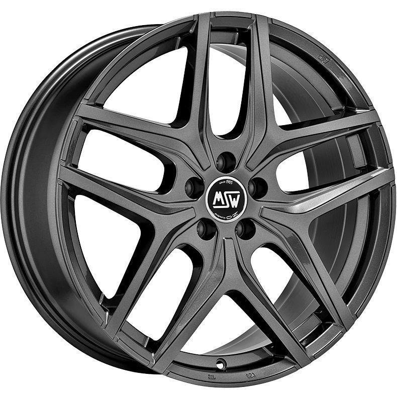 MSW 40 2022 Gloss Gun Metal 7x17/5x112 D73.1 ET50  